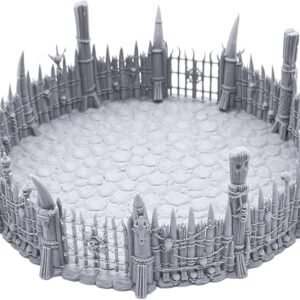 EnderToys Fighting Pit by Printable Scenery, 3D Printed Tabletop RPG Scenery and Wargame Terrain 28mm Miniatures