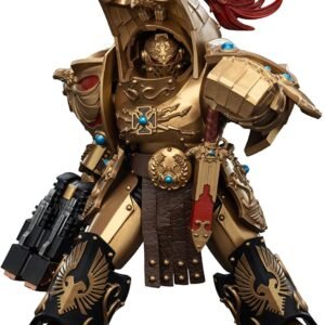 Action Figure 1/18 Warhammer The Horus Heresy Legio Custodes Aquilon Terminator Squad Aquilon with Twin-Linked Adrathic Destructor Collection Model Birthday Gifts