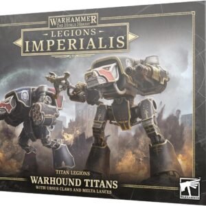 Warhammer Games Workshop Legions Imperialis - Warhound Titans with Ursus Claws and Meta Lancer [Epic Scale]