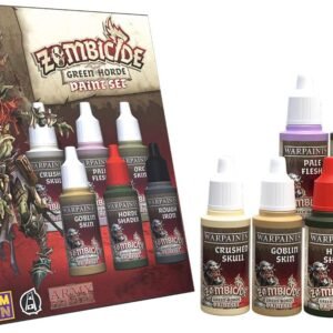 The Army Painter Zombicide: Green Horde Acrylic Paint Set, 6 Craft Paints for Cool Mini Black Plague and Green Horde Boardgame - Acrylic Paint Bulk, Wargames Miniature Model Art Paints