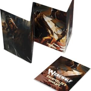 Renegade Game Studios: Werewolf: The Apocalypse 5th Edition Roleplaying Game - Storyteller’s Screen & Toolkit, 4 Panel Accessory, Age 18+, 1-4 Players