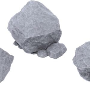 EnderToys Sharp Rock Formations, 3D Printed Tabletop RPG Scenery and Wargame Terrain for 28mm Miniatures