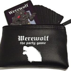 Apostrophe Games Werewolf The Party Game – 42 Role Cards, for 7 to 30 Players – Halloween Game Night, for Adults and Teens – Interactive Board Game