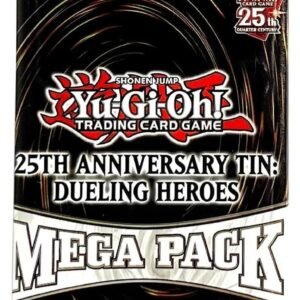 KONAMI Yu-Gi-Oh! Trading Card Game 25th Anniversary Dueling Heroes Booster MEGA Pack [18 Cards]