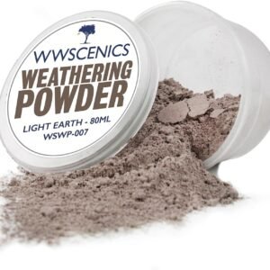 WWS War World Scenics Light Earth Weathering Powder - 80ml - Powder (when mixed with liquid) - Model Paint Accessory - Paint - weathering powder
