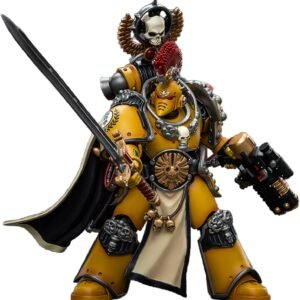 JOYTOY 1/18 Action Figures - Warhammer The Horus Heresy Imperial Fists Legion Praetor with Power Sword - 5‘’,Classic Character,Collectible,Age 15 and Above