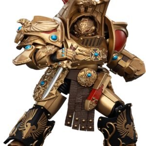 JOYTOY 1/18 Action Figures - Warhammer The Horus Heresy Legio Custodes Aquilon Terminator Squad Aquilon with Lastrum Storm Bolter - 5‘’,Classic Character,Collectible,Age 15 and Above