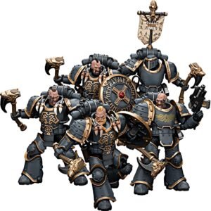 JOYTOY 1/18 Action Figure Warhammer 40k The Horus Heresy Space Wolves Grey Slayer Pack Set of 5 Figures 4.72inch,Toys for Kids and Adults