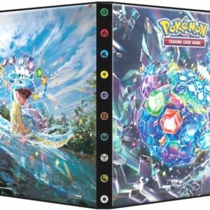 Ultra PRO 9-Pocket Pokémon Card Binder - Stellar Form Terapagos & Lapras Cover, Stores Up to 252 Cards, Archival-Safe Pages, Pokemon Cards Holder for Trading, Baseball, MTG, Booster Box