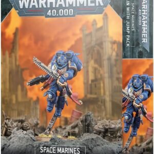 Games Workshop - Warhammer 40,000 - Space Marines: Captain with Jump Pack (2023 Edition), Black