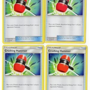 Crushing Hammer 115/149 - Sun Moon - Pokemon Trainer Card Set - x4 Card Lot (Playset)