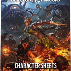 Dungeons & Dragons 2024 Character Sheets Player Accessories