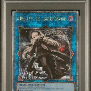 Yu Gi Oh! TCG, PSA Graded 10 GEM MINT, A Bao A Qu The Lightless Shadow 1st Edition Quarter Century Secret Rare #EN049, Suda Supreme Darkness, Fully Encapsulated Bundle with Compatible Hard Sealed Case