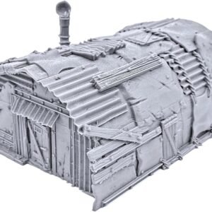 Isolation Bunker by Printable Scenery, 3D Printed Tabletop RPG Scenery and Wargame Terrain 28mm Miniatures