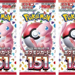 (3 Packs) Pokemon Card Game Japanese 151 SV2a Booster Pack (7 Cards Per Pack)