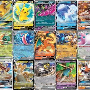 5 Pokemon Ultra Rare Card Lot - V, Gx, ex, Assorted Variety - No Duplicates