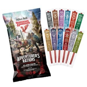 Mythical Meats Dungeons & Dragons Jerky Stick Variety Pack - 12 Jerky Sticks - MSG Free