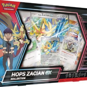 Pokémon - Trading Card Game: Hops Zacian-ex Collection (3 Holographic Promo Cards, 1 Oversized Holographic Card & 4 Booster Packs)